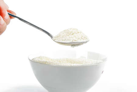 Rice flourの写真素材