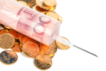 Finance injectionの写真素材