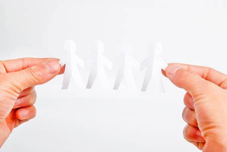 Paper manの写真素材