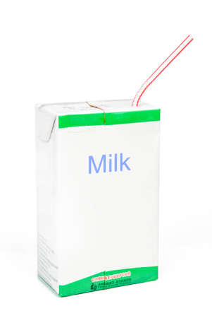 Milk boxの写真素材