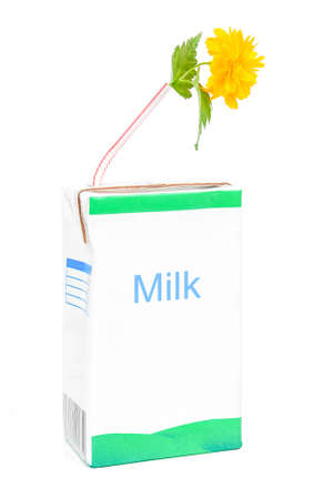 Milk boxの写真素材