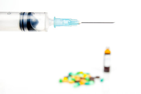 Syringe and medicine