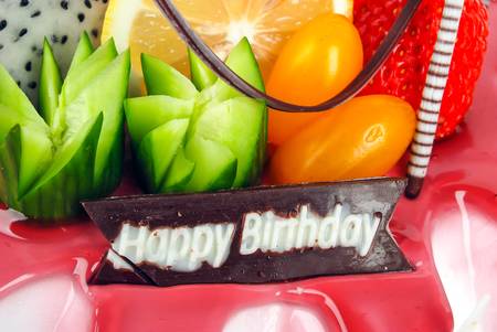 Birthday cakeの写真素材