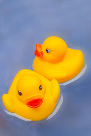 Rubber duckの写真素材