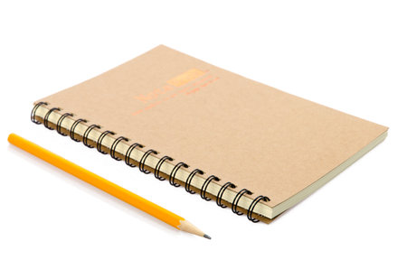 Notepad and pencilの写真素材