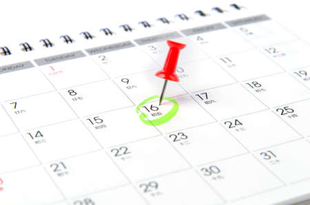 Calendarの写真素材