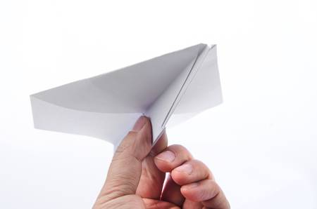 Paper planeの写真素材