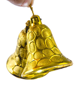 Golden Christmas bells