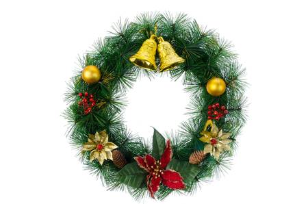 Christmas wreathの写真素材