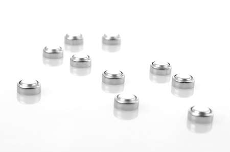 Button batteriesの写真素材