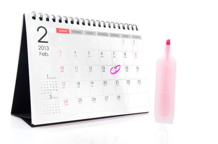 Desk calendarの写真素材