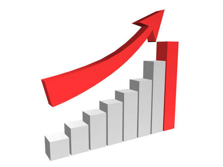 Diagram of business sucessの写真素材