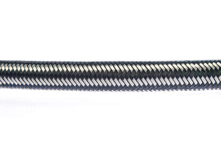 Gray corrugated pipeの写真素材