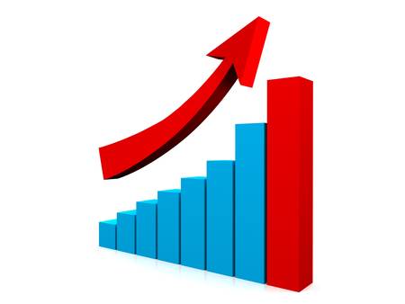 Diagram of business successの写真素材