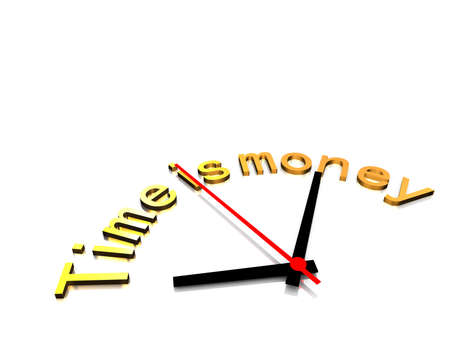 Time is moneyの写真素材