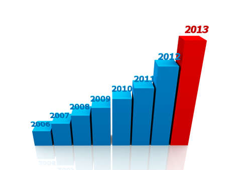 Diagram of business successの写真素材
