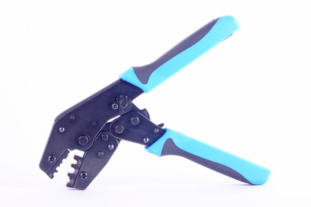 a special Pliers tool for a fiber optic workの写真素材