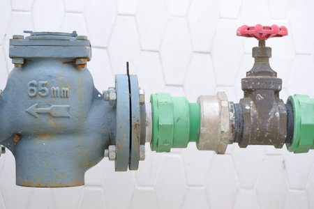 in the technical area, there are boosters for the water pipes of the building