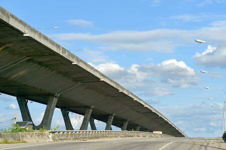 superhighway in thailand "Bang Na Trat" roadの写真素材
