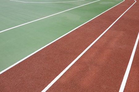 Multipurpose sports arena in scholl at bangkok thaillandの写真素材