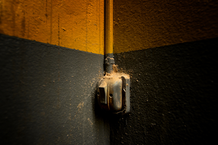 close up old Light switch vintage styleの写真素材