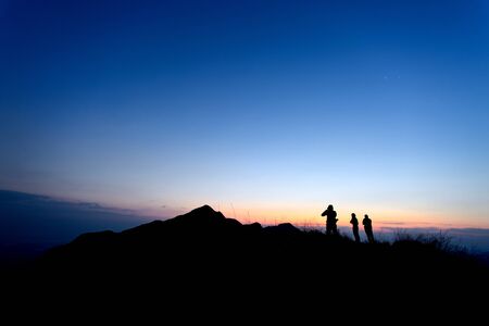 Travel in mountainの写真素材