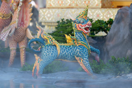 Himmapan creatures animal  Statues in the ceremonies of Thailand