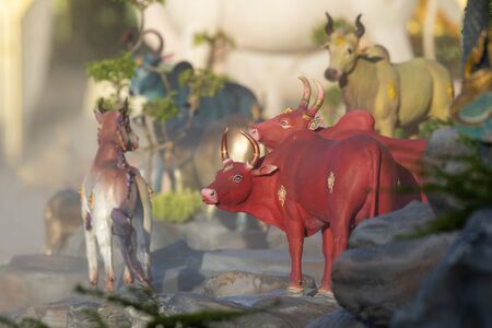 Himmapan creatures animal  Statues in the ceremonies of Thailandの写真素材