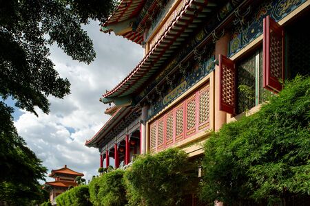 Leng Nei Yi Temple 2 Chinese temples in Thailandの写真素材