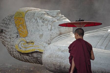 temple in Myanmar Land of pagodas and Buddhismの写真素材