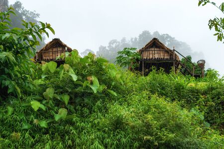 Baan Ja Bo Noodle  Mae Hong Son Provinceの写真素材