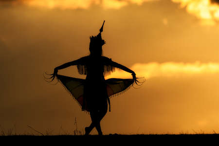 classical Thai tune (MANORA) Southern of thailandの写真素材