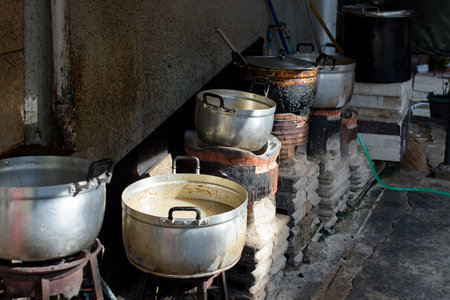 Charcoal pots and stoves for Thai cooking