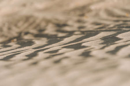 Close up of texture of sand dunes on desert in Yukonの写真素材