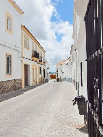The old white houses in Medina Sidonia, Spain の写真素材