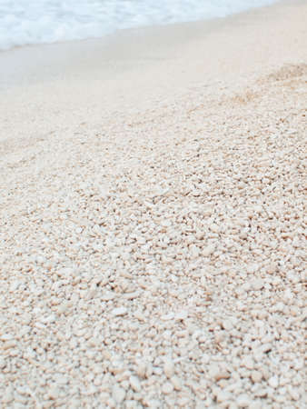 Pebble beach background.textureの写真素材