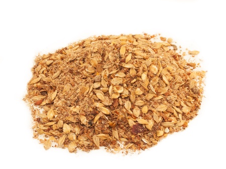 Pile of muesli for horsesの写真素材