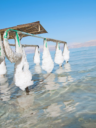 spa resort of the Dead Sea at Ein Gedi, Israel.の写真素材