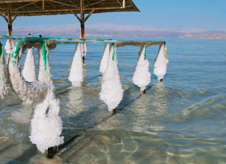 spa resort of the Dead Sea at Ein Gedi, Israel.の写真素材