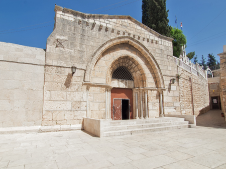 The Tomb of Mary. This is regarded to be the burial place of Mary, Mother of Jesus. Jerusalem, Israel.の写真素材