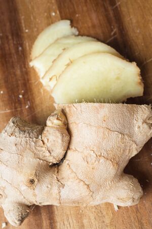 Ginger. natural food.の写真素材