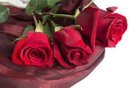 Bouquet of red roses. close upの写真素材