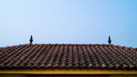 Roof of a rural house