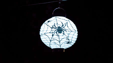 Halloween decoration in a haunted houseの写真素材