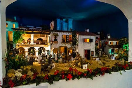 "Huelva, Spain; December, 20, 2020: Typical Spanish Christmas nativity scene"のeditorial素材