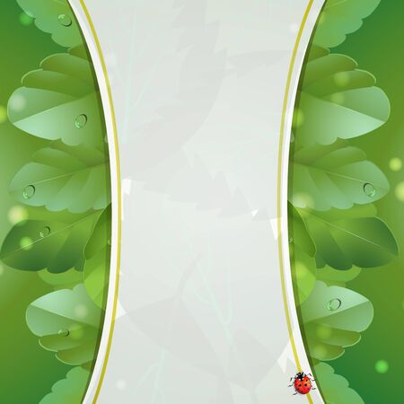 Background with nature green leavesのイラスト素材