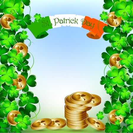 St Patrick s Day backgroundのイラスト素材