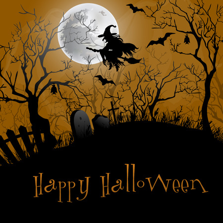 Happy Halloween Background.のイラスト素材