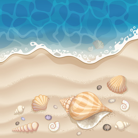 Summer holiday backgroundのイラスト素材