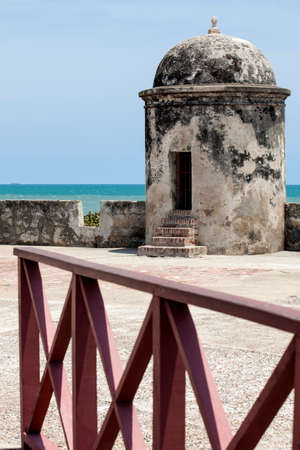 Bartizan of Cartagena's wallの写真素材